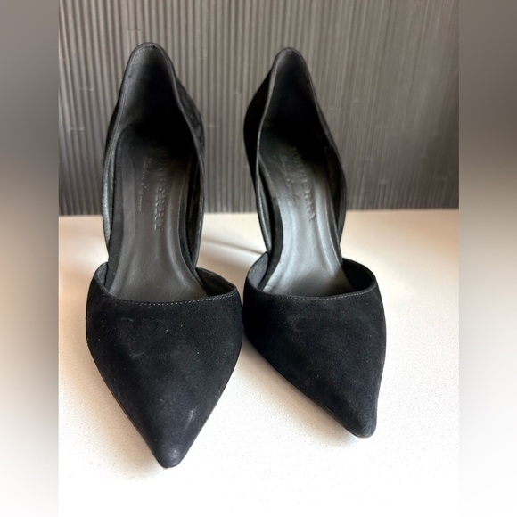 BURBERRY Virna 105 Black Suede Classic Pumps Heels 36 - Picture 6 of 15